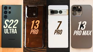 Xiaomi 13 Pro - СРАВНЕНИЕ КАМЕР с iPhone 13 Pro Max, Samsung Galaxy S22 Ultra и Google Pixel 7 Pro.