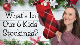 🎄WHATS IN OUR 6 KIDS STOCKINGS 2021 || Christmas Stocking Stuffer Ideas