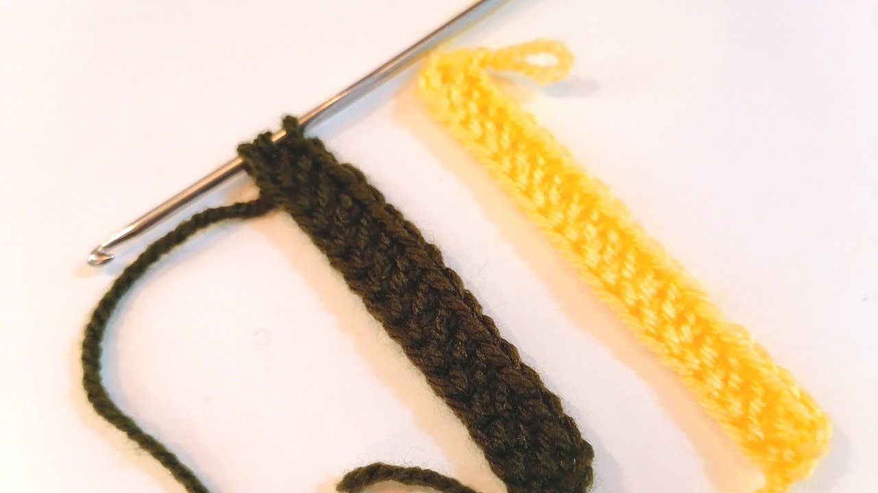 كروشية طريقة عمل العمود بلفة مباشرة بدون سلاسل/ طريقة الفاونديشن  how to crochet dc directly