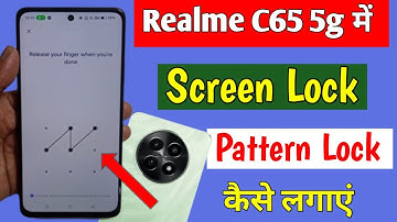 Realme C65 5g me screen lock kaise lagaye | how to set Screen lock in Realme C65 5g