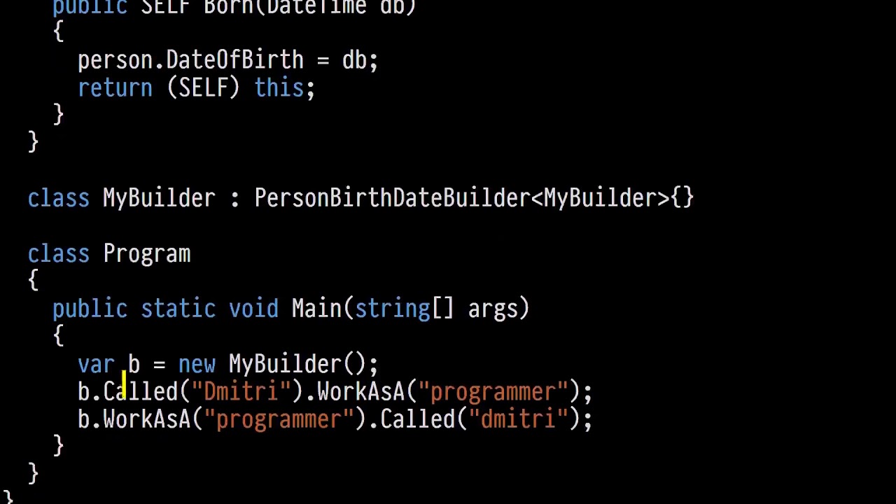 Рекурсивные дженерики (recursive generics)
