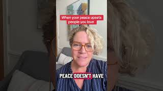 When your peace upsets people you love #midlife #midlifewomen #peace #roles #identity #connection