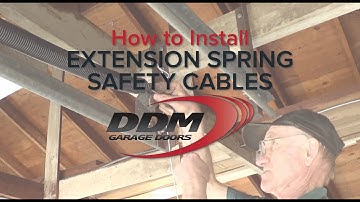 How to Install Extension Spring Safety Cables