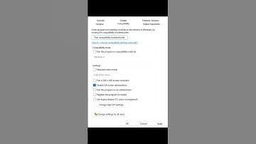 Disable Fullscreen Optimizations when Playing CS2