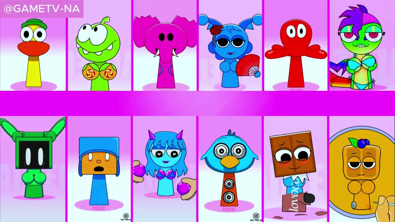 Incredibox Sprunki OC Fred from Pocoyo Phase 4 - Compilation Incredibox