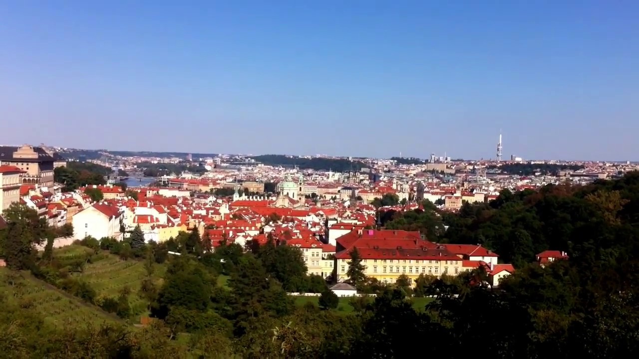 Panorama of Prague from Strahov Monastery