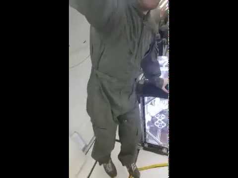 Jumping in Simulated Lunar Gravity in NASA's DC-9 "Vomit Comet"