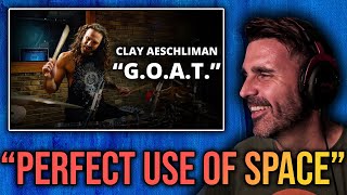 MUSIC DIRECTOR REACTS | Clay Aeschliman - G.O.A.T. - Drum Playthrough
