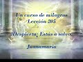 Un curso de milagros lección 205