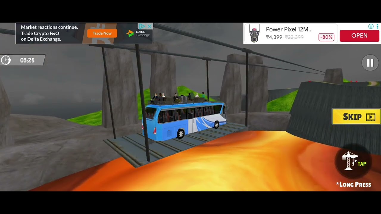 More danger Road driving airlift bus game Niche Se Labh batao💯💯💯💯💯