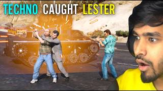 Techno Gamerz Caught Lester And Tommy | GTA 5 Gameplay