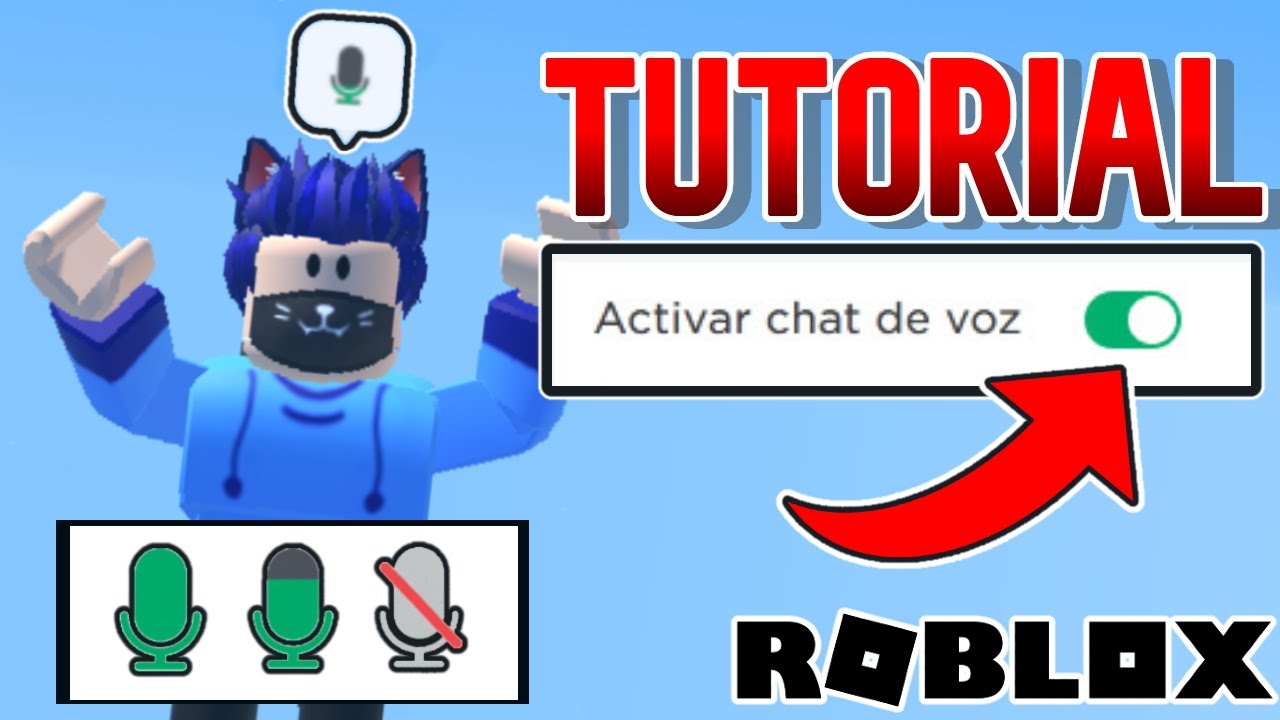 🎙️🔊 TUTORIAL COMO ACTIVAR EL CHAT DE VOZ EN ROBLOX FÁCIL Y RÁPIDO UN