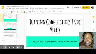 How to Turn Your Google Slides Presentation Into Video Using ScreenCastify