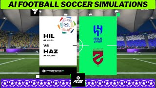 AL-HILAL vs AL-HAZM ⚽ Saudi Pro League 2025/26 Matchday 14 🟩 EA FC26 Simulation