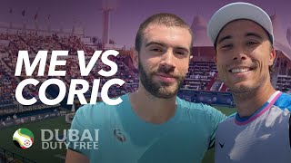 I Played with Coric | Dubai WTA 1000 | Vlog 4