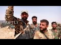 Syria: SAA soldiers celebrate after breaking 3-year long IS siege of Deir ez-Zor