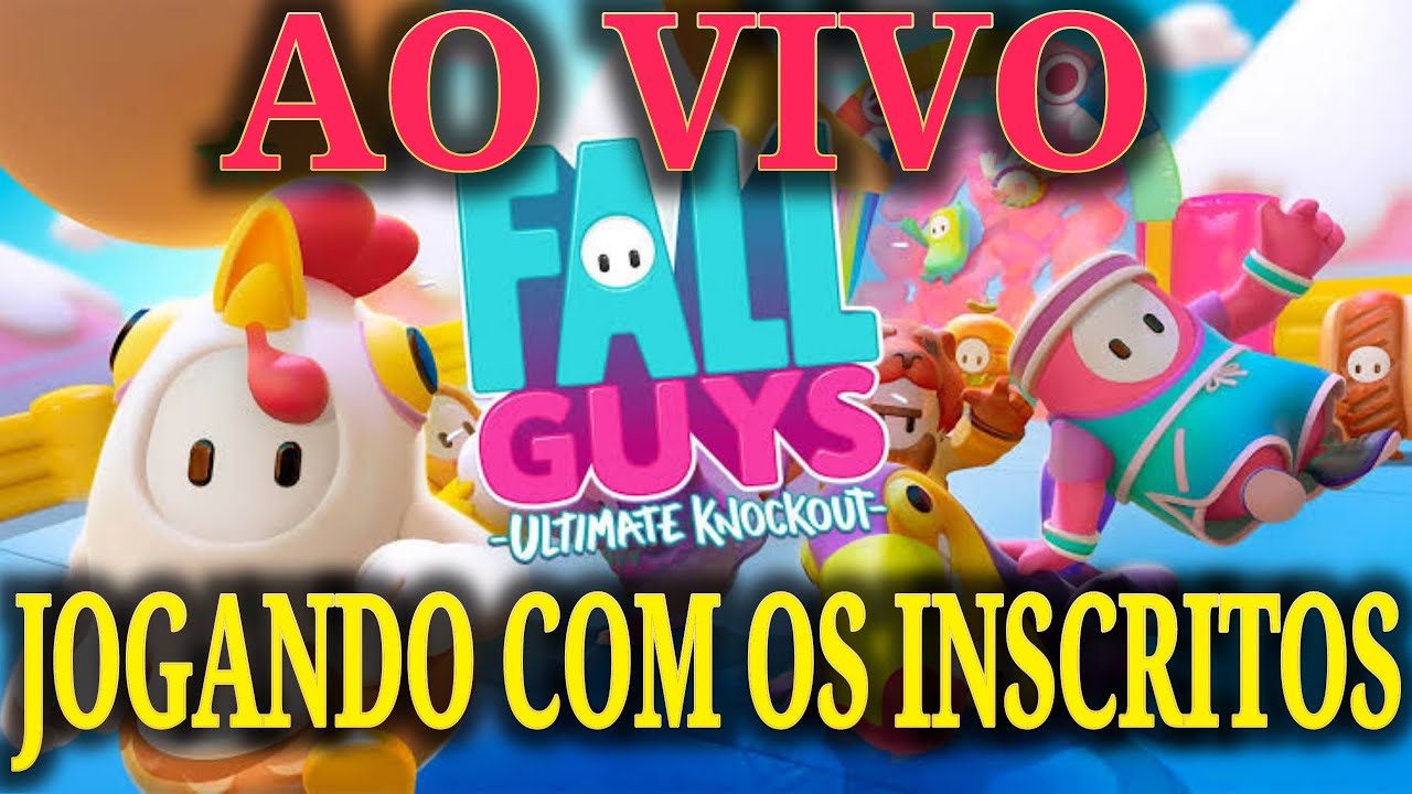 Fall Guys AO VIVO | Jogando com os inscritos |Ps4 ID = Dono_Proplay