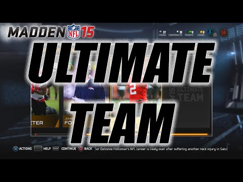 Madden 15 PS4 Ultimate Team - Starting Packs and Team