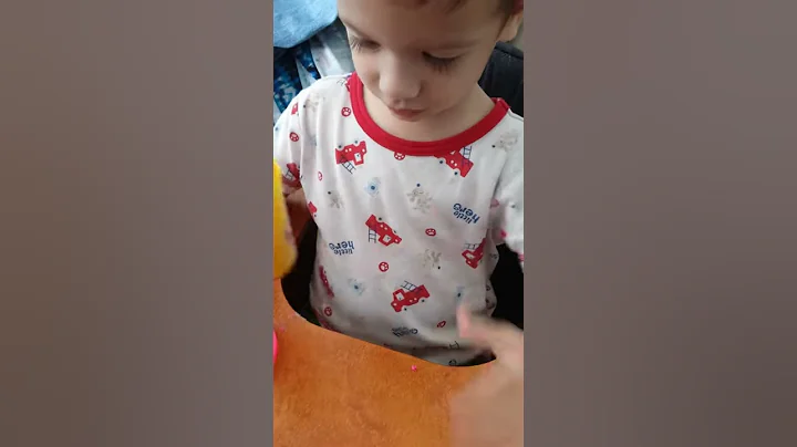 Isaac counts PlayDoh
