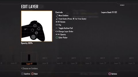 Call of Duty Black ops 2 - Custom PS3 Controller Emblem.