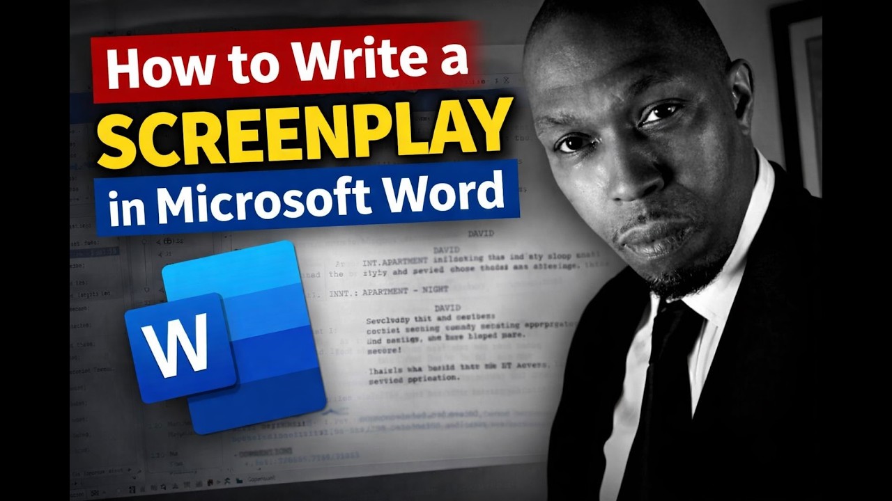 Scripts On Word How to Write a Screenplay in Microsoft Word - YouTube