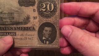 1864 Civil War confederate $20