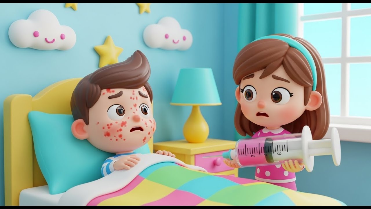 Baby Sick Song 🤒 | Pretend Play & Fun Nursery Rhymes for Kids