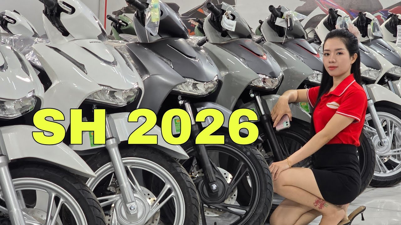 Giá Xe SH125i SH160i mẫu 2026 hôm nay đủ màu Hấp dẫn | Mỹ motor 