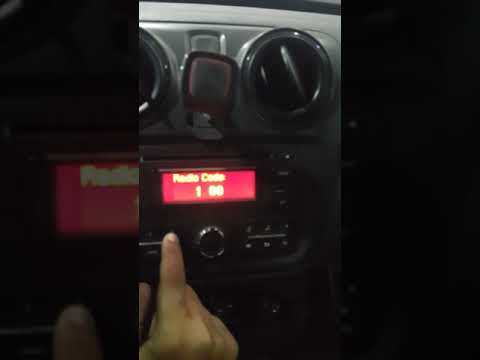 رينو طريقه ادخال الرديو كود للسيارات الرينو