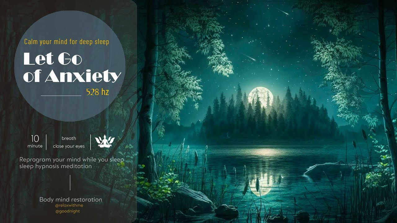 Guided Sleep Meditation Let Go of Anxiety & Calm Your Mind ~ Rainy Day ...