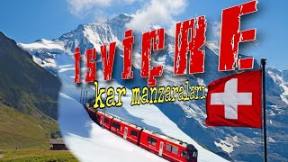 İsviçre Alp Dağları Kar Manzaraları 4K Hd Video
