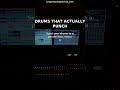 Parallel Compression for Melodic Techno Drums