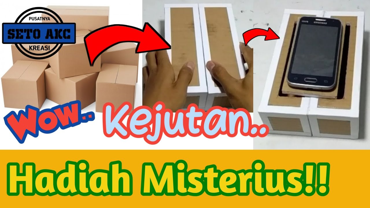  Cara  membuat  kotak  kado dari kardus YouTube