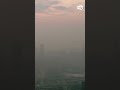 Smoky skies in downtown Chicago