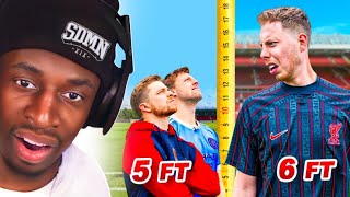 SHORT VS TALL FOOTBALL CHALLENGES!!