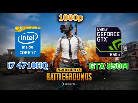 PUBG 2020 I7-4710HQ GTX 850m Setting 1920*1080p (Low Graphics) #KrajokGamer