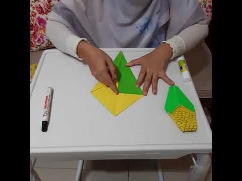  Kreasi  Membuat Jagung Dari  Kertas Origami  YouTube