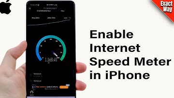 How To Enable Internet Speed Meter in iPhone - Full Guide | Get Data Speed On Notification Bar