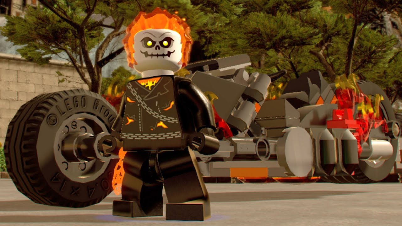 Lego Marvel Super Heroes 2 Ghost Riders Motorcycle Open World Free Roam Gameplay Hd