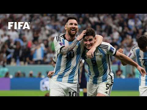 Messi, Aguero \u0026 Argentina | Every Goal | FIFA World Cup (2018\u002D2022)
