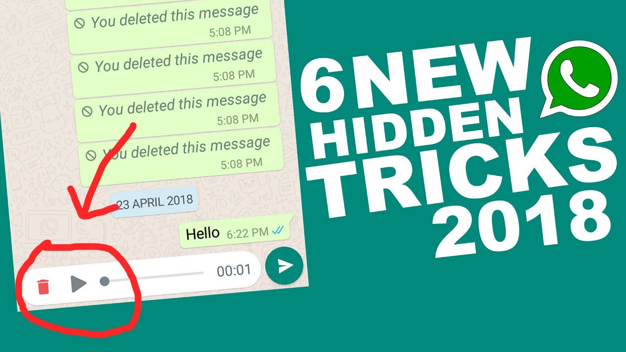 6 Cool New WhatsApp Tricks You Don't Know 2018