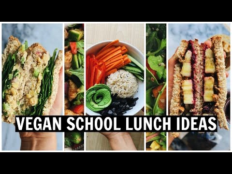 VEGAN SCHOOL LUNCH IDEAS! [ Easy, Healthy, Oil Free ]