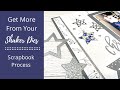 Get More From Your Shaker Dies // Scrapbook Process and Silver Foil Papers