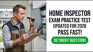 Pass The 2026 National Home Inspector Exam Fast: Full Practice Test and Study Guide