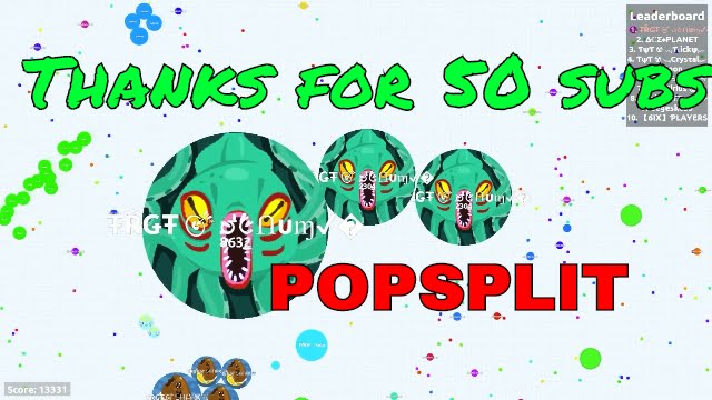 POPSPLIT IN REAL GAME!!! 50 Subscribers Special POPSPLIT Montage