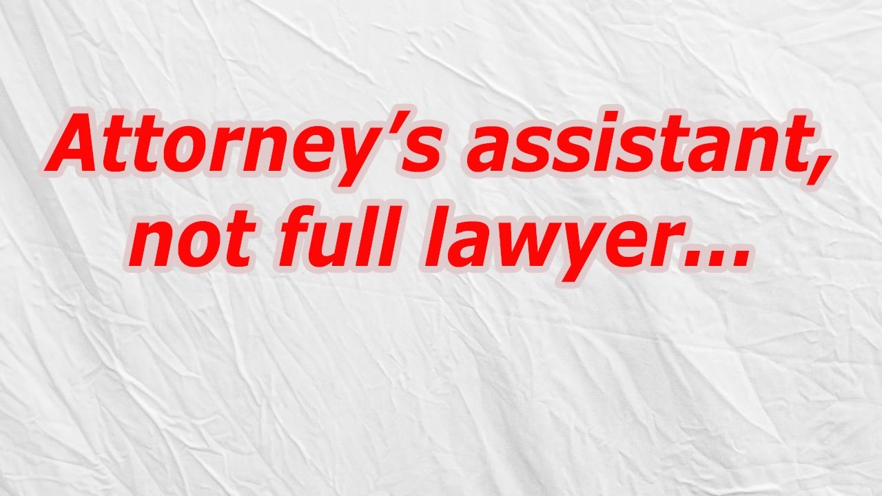 Attorney’s assistant, not full lawyer (CodyCross Answer/Cheat) YouTube