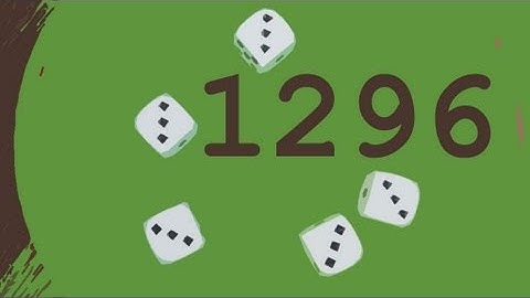 1,296 and Yahtzee - Numberphile