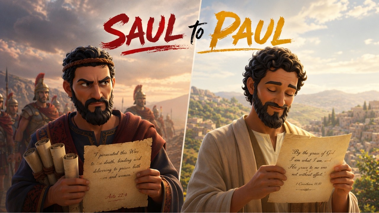 The Day Saul Became Paul | Stunning Ai Animated Bible Story - YouTube