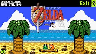 Let's Play: The Legend Of Zelda: Link's Awakening DX #1 (Game Boy/1993) TECH ISSUES AT THE END