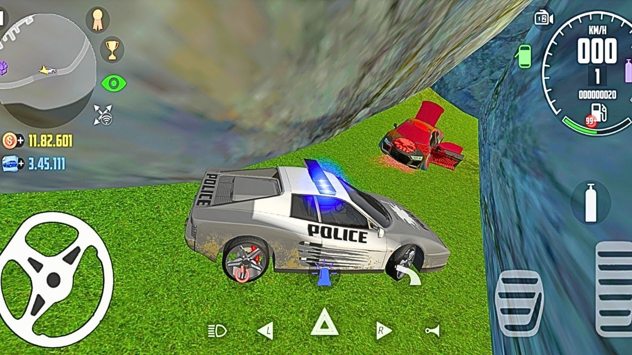  POLICE FOUND A HAUNTED GHOST CAR IN A SECRET CAVE 😯😈 || CAR SIMULATOR 2 GAMEPLAY 